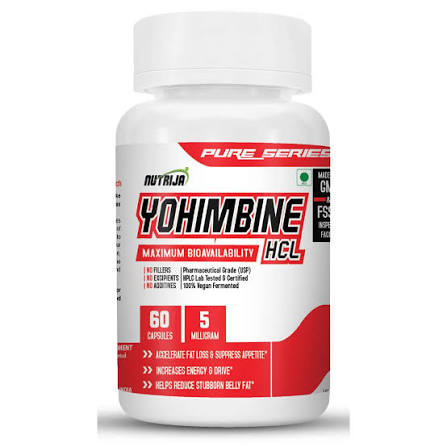 Buy NUTRIJA-YOHIMBINE HCL 5 MG CAPSULES - 60 CAPSULES Online & Get Upto 60% OFF at PharmEasy