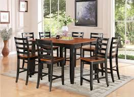 9 Piece Counter Height Dining Set Espresso Bar Kitchen Table White Wood Designs Ashley Furn Counter Height Dining Table High Dining Table Solid Wood Dining Set