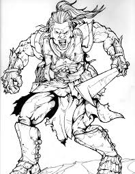 Make a coloring book with orc coloring pages for one click. Uruk Hai By Witchking08 On Deviantart