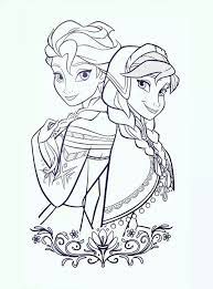 Sisters Frozen Para Pintar Dibujos Animados Para Dibujar Princesa Para Pintar