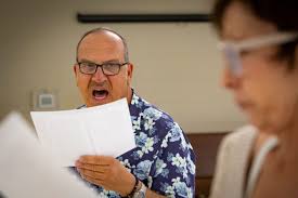 Actors audition for roles in Scott Lilly's upcoming play "Torch Song  Trilogy"