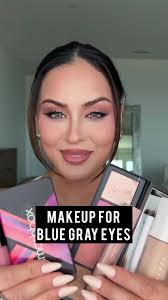 Blue Gray Eyes 👀 🩶🩵💙 The luckiest people have this gorgeous eye color!  This @Smashbox Cosmetics Always On Moodboard Eyeshadow Palette is so  stunning for you guys 😍 It’s available @Ulta Beauty The ...