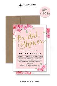 blush pink bridal shower invitations with whimsical watercolor rose flowe pink bridal shower invitations blush pink bridal shower printable wedding invitations