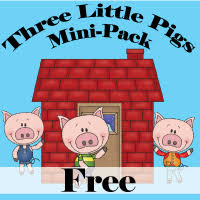 Free Three Little Pigs Mini Activity Pack Little Pigs Three Little Pigs Three Little Pigs Story