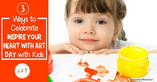 How to Celebrate Inspire Your Heart with Art Day with Preschoolers