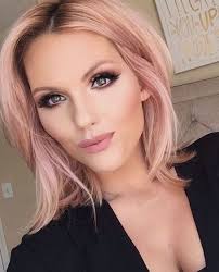 Caught The Eye Bob Hair Color Hair Styles Hair Color Rose Gold
