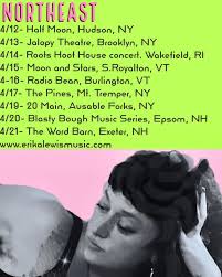 Tonight!!! 3/30 8-10 @edas_hide_a_way !!!! April!!!!!!! with  @erikalewismusic in the northeast!!!!