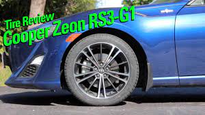 This tire has an asymmetric tread pattern and 55,000 mile tested tread life exceeds the warranty. Cooper Zeon Rs3 G1 Tire Review Youtube