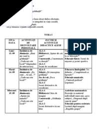 Grupa mare, an școlar 2015/2016 prof. Planificare Saptamanala Grupa Mare Evaluare Initiala