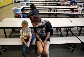 PHOTOS: Smiles, hugs greet students at Lincoln Elementary as Casper schools  open