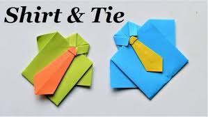 Then cut the slits along the orange lines on each side. How To Make A Paper Shirt And Tie Card How To Make A Shirt Card Out Of Paper Shirt And Tie Making Shirts Origami Shirt Origami Tie