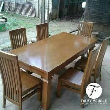 Ukuran meja cafe / rumah makan ini 120cm x 80cm x 75cm. Meja Makan Minimalis Meja Makan Jati Meja Makan 6 Kursi Shopee Indonesia