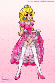 Princess Peach+diaper+chastity by HornyFudge 