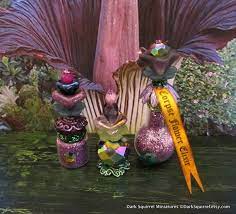 Corpse Flower Botanical Trio Of Potions Dollhouse Miniaturein Etsy Corpse Flower Flowers Doll House