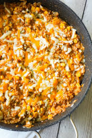 One Pot Mexican Ground Beef And Rice Is A Stove Top Dinner Recipe Loaded With Ground Beef Rice Salsa Corn And Chee Top Dinner Recipes Easy Meals Beef Dinner