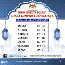 Semak waktu solat 2021 jakim secara online bagi seluruh kawasan di semua negeri di malaysia menggunakan widget di bawah. Kpdnhep Sur Twitter Info Waktu Solat Bagi W P Putrajaya Kuala Lumpur Dan Kawasan Yg Sewaktu Dengannya Caringministry Waktusolat