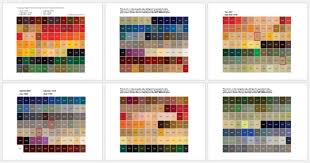 General Color Chart 5 Plus Printable Charts For Word And Pdf