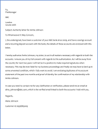 My name is catherine donald and i am the mother of judy mckay. Authorization Letter To Operate Bank Account Sample Templates