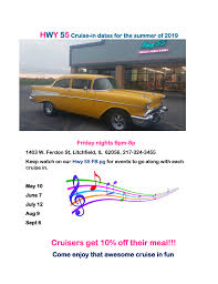 Looking for events or weekend things to do in southwestern pa? Hwy 55 2019 Car Cruise Ins The City Of Litchfield