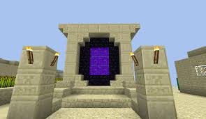 My Desert Themed Nether Portal Minecraft Designs Minecraft Portal Minecraft