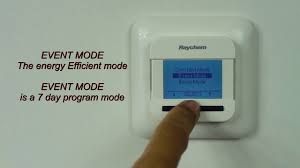 Raychem Nrg Dm Floor Heating Thermostats Programmation Youtube