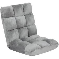 Best Choice Products 14 Position Folding Adjustable Memory Foam Cushioned Padded Gaming Floor Sofa Chair Gray Walmart Com Gaming Sofa Floor Chair Sofa Chair