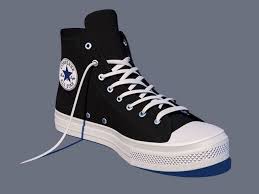 Black Converse Shoes High Tops 3d Model Cinema 4d Files Free Download Modeling 41427 On Cadnav Black Converse Shoes Shoes Drawing Converse Shoes High Top