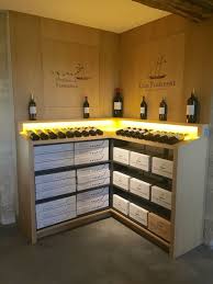 Wine Bar Presentation Wood Design Light
