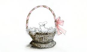 Draw lower petals and the rest of the leaves. How To Draw And Paint A Treat Filled Easter Basket Craftsy