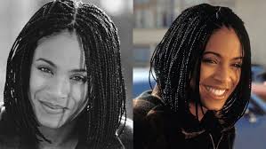 Jada Pinkett Smith Box Braid Bob Hairstyle From Set It Off Waiting For Hair To Grow 3 More Inches Box Braids Bob Long Braided Hairstyles Bob Braids Hairstyles