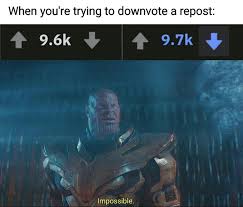 Thanos is shown brutally beating them to the ground and throwing them into each other. Thanos Impossible Know Your Meme