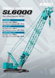 Sl6000 Catalog Kobelco Cranes Pdf Catalogs Technical