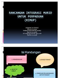 Pelaksanaan rancangan integrasi murid untuk perpaduan (rimup) biasanya sebagai sebuah sekolah berasrama penuh yang majoriti pelajarnya terdiri dari pelajar melayu, antaranya berasal dari daerah dan negeri yang berlainan termasuk dari sabah dan sarawak. Rancangan Integrasi Murid Untuk Perpaduan