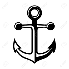 A grey heavy anchor object. Black Anchor Icon On White Background Vector Royalty Free Cliparts Vectors And Stock Illustration Image 27951330