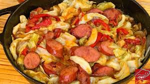 Sausage dishes pork recipes sausage recipes cooking vegetable recipes fried cabbage with sausage recipes food cabbage recipes. Southern Fried Cabbage Recipe How To Make Fried Cabbage Youtube