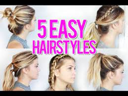 Above are 5 easy hairstyles for girls for school, the internet truly is a bountiful resource. 5 Easy Back To School Hairstyles 2016 Youtube
