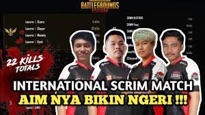 Gameplay International Scrim Match Louvre Esports Pubg Mobile Indonesia Youtube