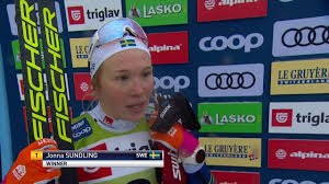 Klaebo imbattibile, jonna sundling vince tra le donne. It Was Crazy Jonna Sundling Reacts To Weather During Sprint Cross Country Skiing Video Eurosport