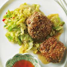 Sesam Frikadellen Mit Wirsing Rezept Wirsing Fleisch Gerichte Rezepte