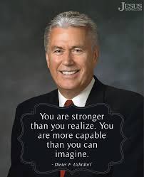 No matter how many times you have slipped or fallen, rise up! Your destiny  is a glorious one! Stand tall and walk in the light of the restored gospel  of Jesus Christ!