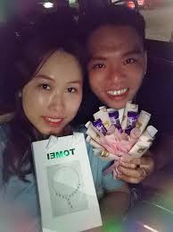 谢谢老板的情人节礼物🎁 我负责选老板负责买单💰 我选到好开心😁 14/2/2024🐉龙年农历初五Tang Jing情人节快乐😘❤️  不说了老板的皮包👝很伤料😂