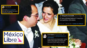 Former first lady of mexico margarita zavala has announced that she would seek to emulate her husband felipe calderon's success by running for the presidency in 2018. Felipe Calderon Felicita A Margarita Zavala Por 27 Aniversario Los Tunden En Redes El Gato Politico News