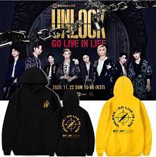 1x stray kids hoodie, 2x stray kids random free . Best Stray Kids Unlock Go Live In Life Hoodie 4 Colors Kpopdeal Com