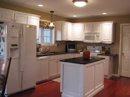 l shaped small kitchen with bar from