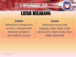 Semakan kenaikan pangkat guru secara borang permohonan jawatan tabika taska kemas 2021 cara buat (epangkat online) kpm online urusan anggota kumpulan pelaksana (akp. Sistem Kenaikan Pangkat Epangkat Ppt Download