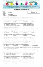 Soal kelas 4 tema 6. Contoh Soal Kelas 6 Tema 4 Subtema 2 Berbagi Contoh Soal