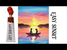 #beachpainting#seascapepainting#oceanpaintingeasy seascape beach painting for beginners | ocean acrylic painting for beginners | easy beach acrylic painting. Tagged Sunset The Art Sherpa