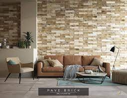 Beautiful Brick Wall Living Room Furnitures Lighting Indoor Plants For Low Light Vloertegels Natuursteen Tegels