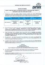 Provisions of providing office cleaning services to sarawak forestry at piasau nature reserve, miri. Tender Notice Tender No Sarawak Multimedia Authority Facebook