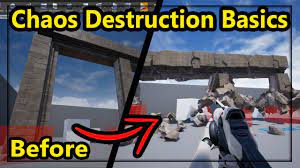 unreal engine 4 chaos destruction basics youtube unreal engine engineering destruction